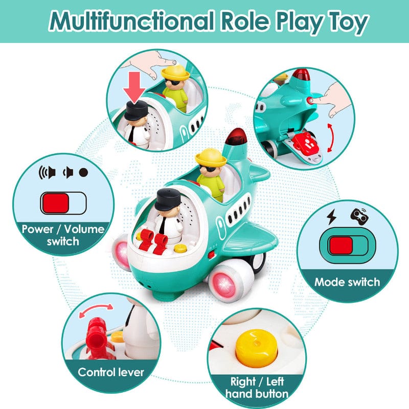 iPlay iLearn Remote Controlled Toys RC Baby Plane
