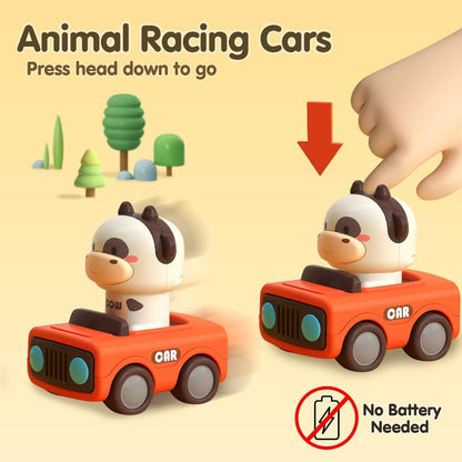 iPlay iLearn Vehicles Press & Go Racing Cars (Assorted Styles)