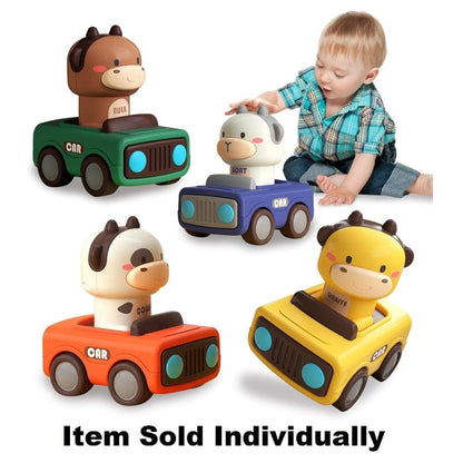 iPlay iLearn Vehicles Press & Go Racing Cars (Assorted Styles)
