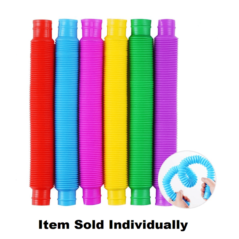 Ja-Ru Fidget Toys Pop & Play Tubes Singles (Assorted Colors)