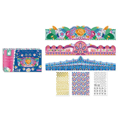 Janod Art & Craft Activity Kits2 Default Jewels and Stickers Crown