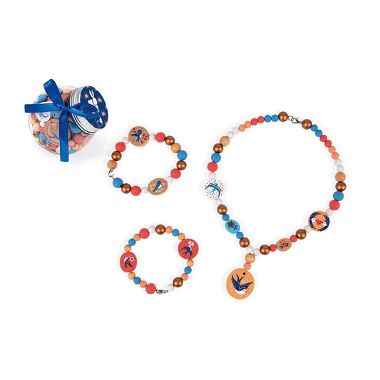 Janod Art & Craft Jewelry Activity Kits Default Birdy Beads - Swallows