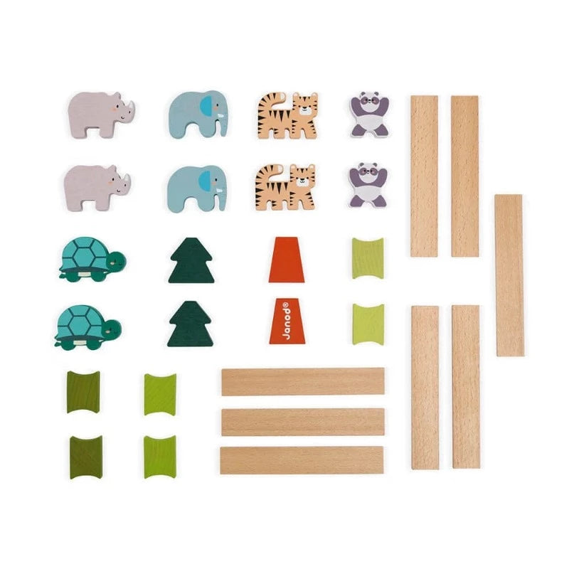 Janod Balancing Games Default WWF Animal Stacking Game