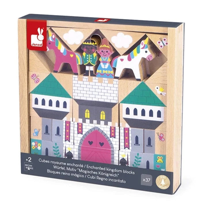 Janod Block Sets Crossroads: Enchanted Kingdom Building Blocks