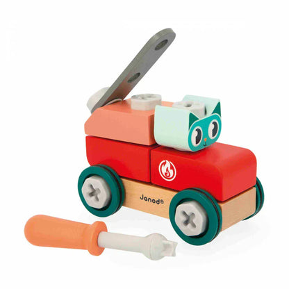 Janod Construction Brico'kids Cat Car