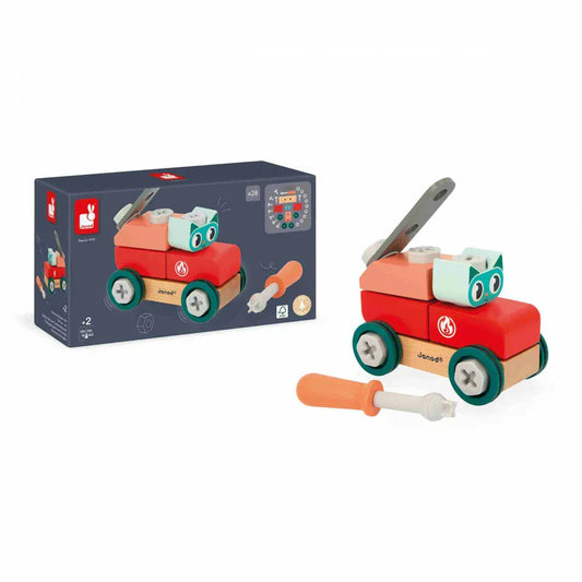 Janod Construction Brico'kids Cat Car