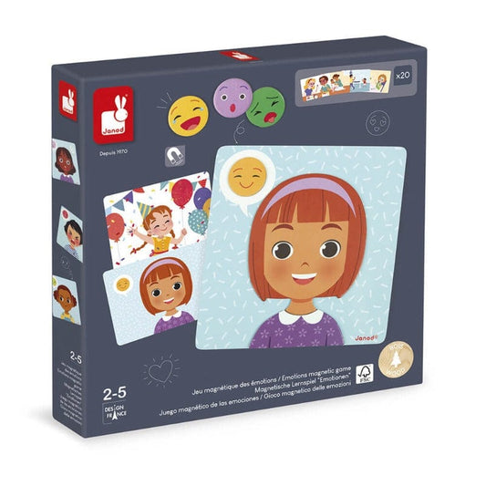 Janod Educational Play Default Emotions Magnetic Game