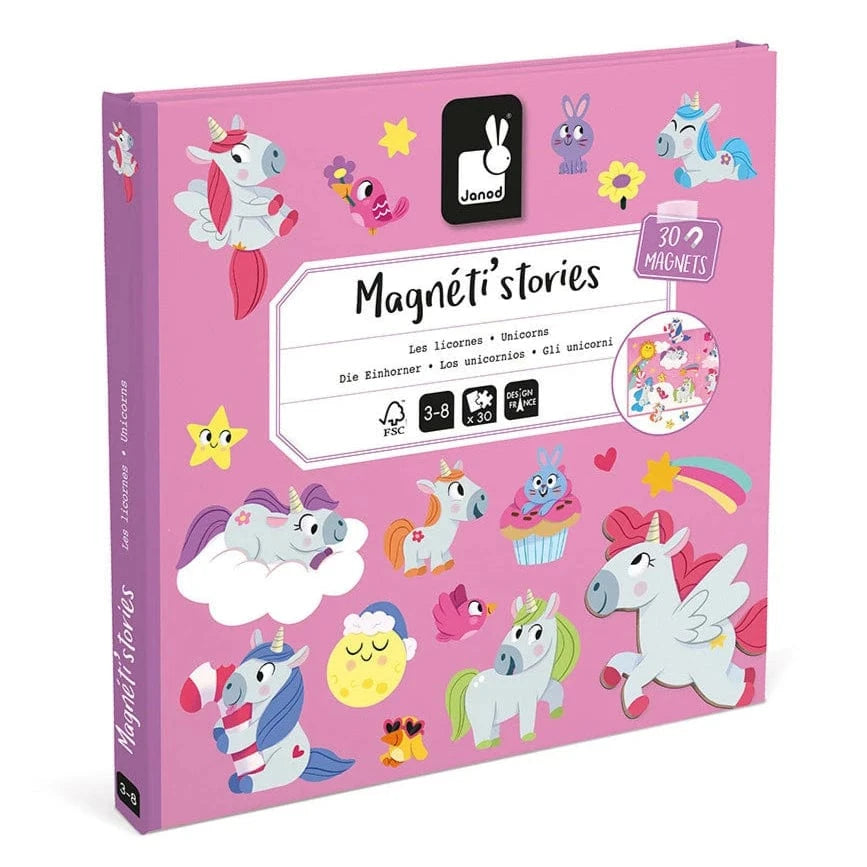 Janod Educational Play Magneti'Stories - Unicorns