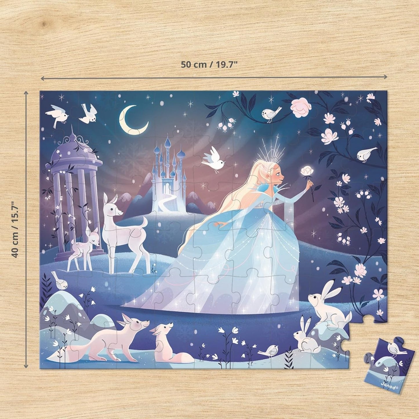 Janod Floor Puzzles Icy Enchantment 54 Piece Puzzle