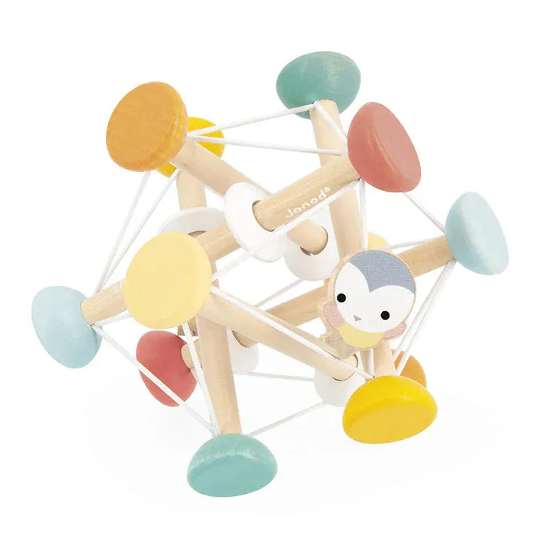Janod Infant Sensory Toys Pure Elastic Sensory Ball