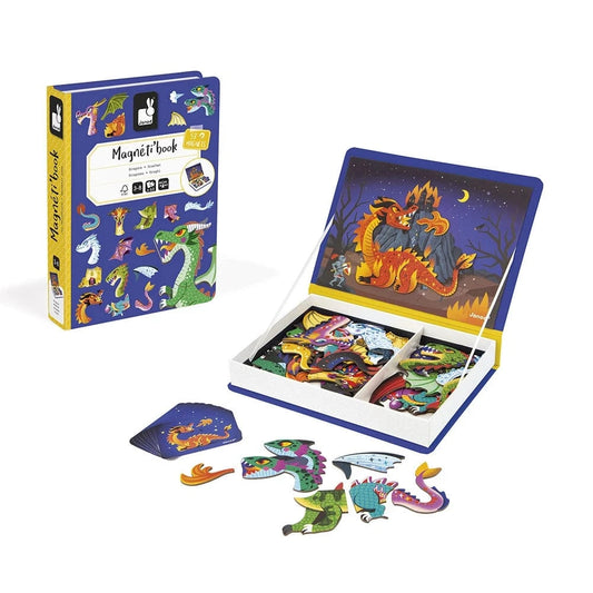 Janod Magnetic Building Sets Default Magneti'book - Dragons UPC