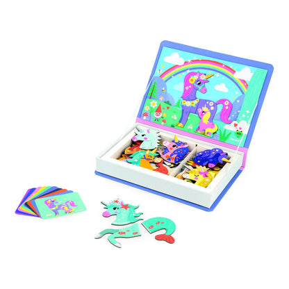 Janod Magnetic Building Sets Default Magneti'book - Unicorns
