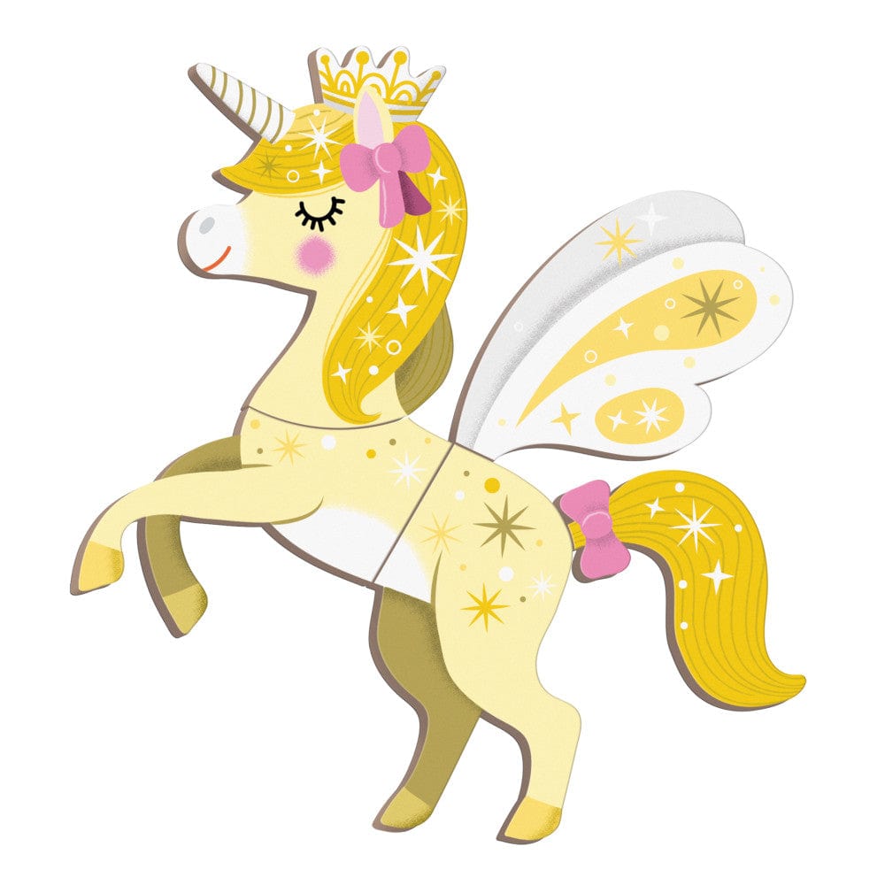 Janod Magnetic Building Sets Default Magneti'book - Unicorns