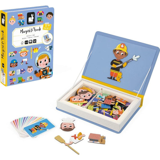 Janod Magnetic Building Sets Magneti'Book - Jobs