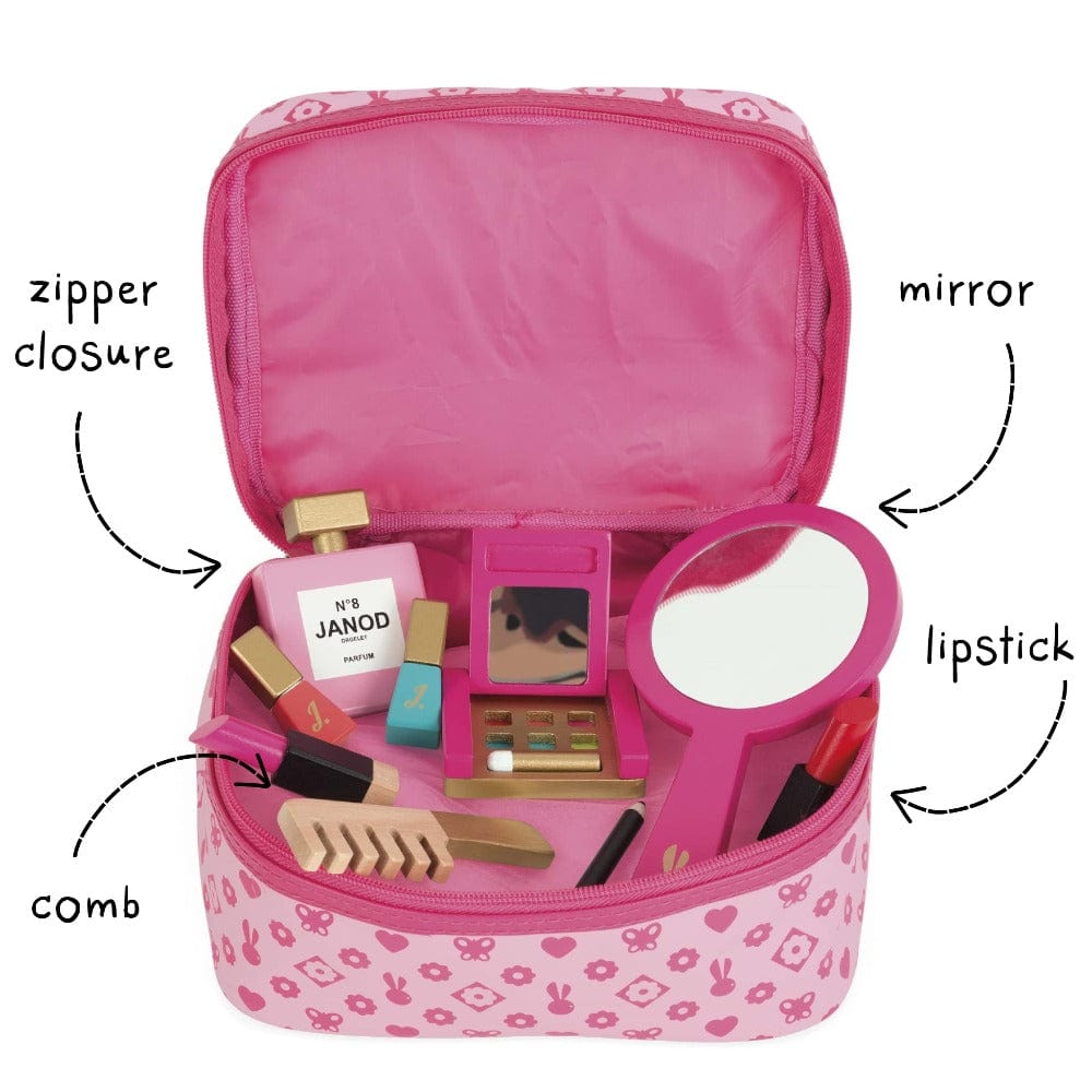 Janod Pretend Little Miss Vanity Case soft bag