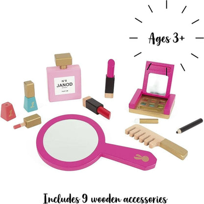 Janod Pretend Little Miss Vanity Case soft bag