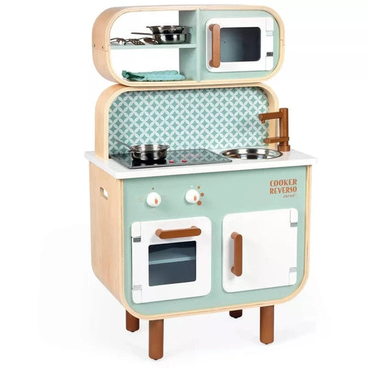 Janod Pretend Play Big Cooker Reverso Wooden Kitchen