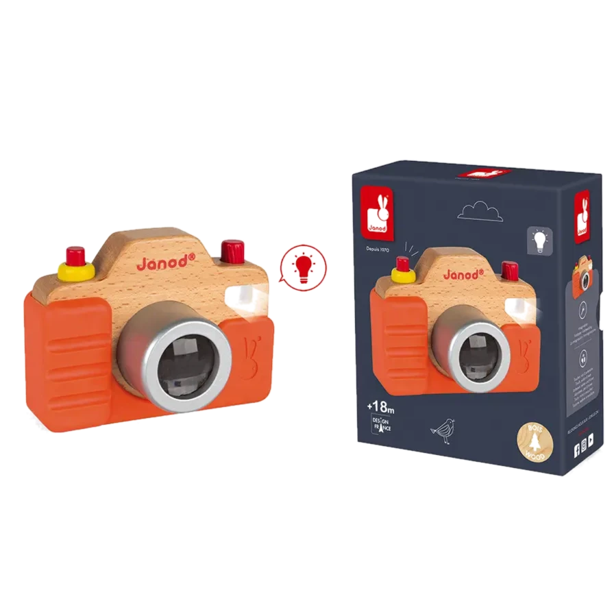 Janod Pretend Play Sound Camera (Assorted Colors)