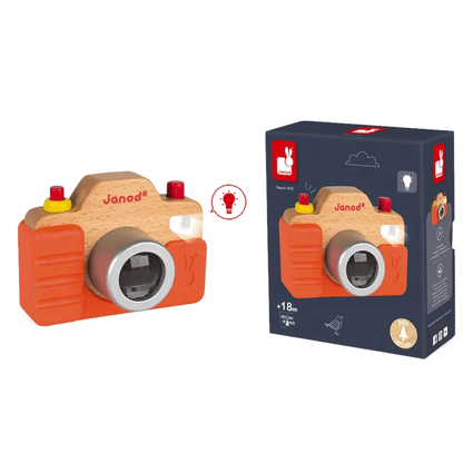 Janod Pretend Play Sound Camera (Assorted Colors)