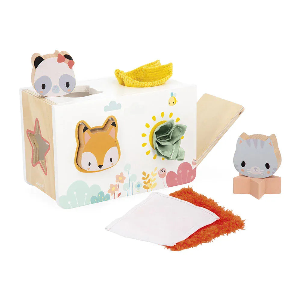 Janod Shape Sorters Pure Sensory Tissue Box