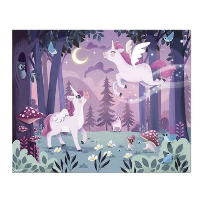 Janod Under 100 Piece Puzzles Default Magical Unicorn 64 Piece Puzzle