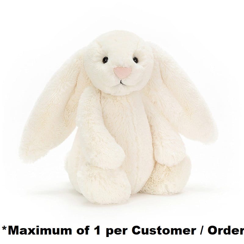 Jellycat Plush Bunnies Bashful Bunny Cream (Medium)