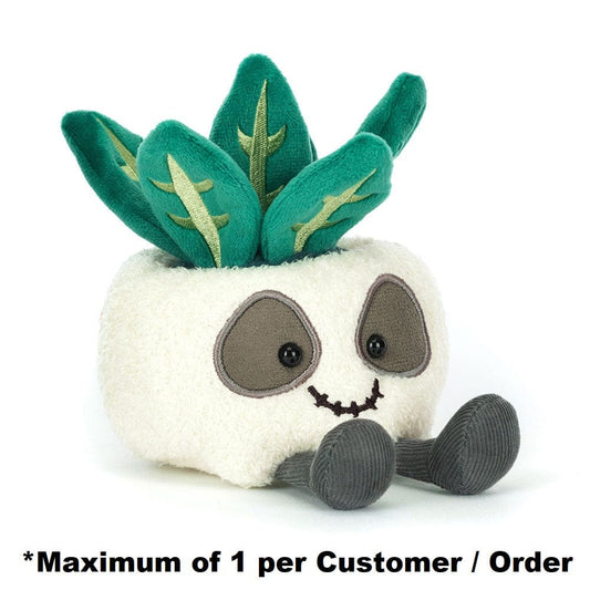 Jellycat Plush Halloween Amuseables Skull Planter