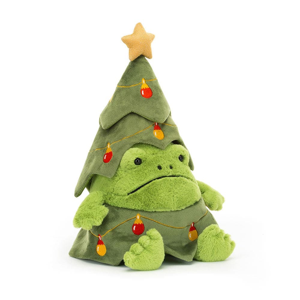 Jellycat Plush Holiday Default Christmas Tree Ricky Rain Frog