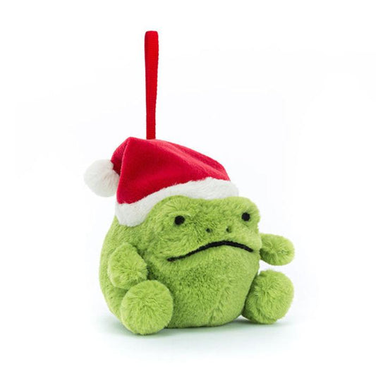 Jellycat Plush Holiday Default Ricky Rain Frog Ornament