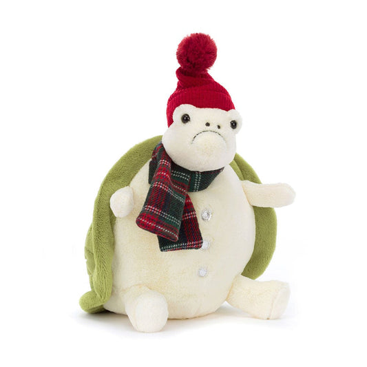 Jellycat Plush Holiday Default Snowman Timmy Turtle