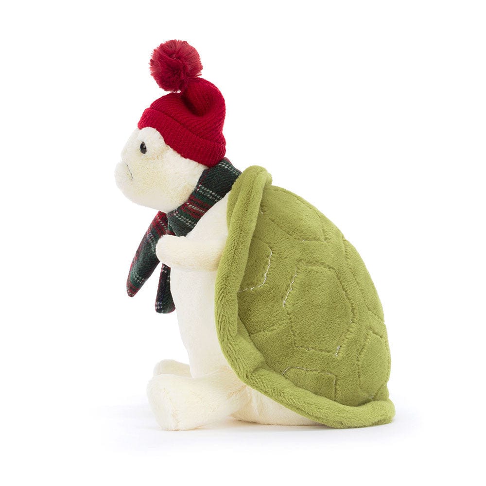 Jellycat Plush Holiday Default Snowman Timmy Turtle