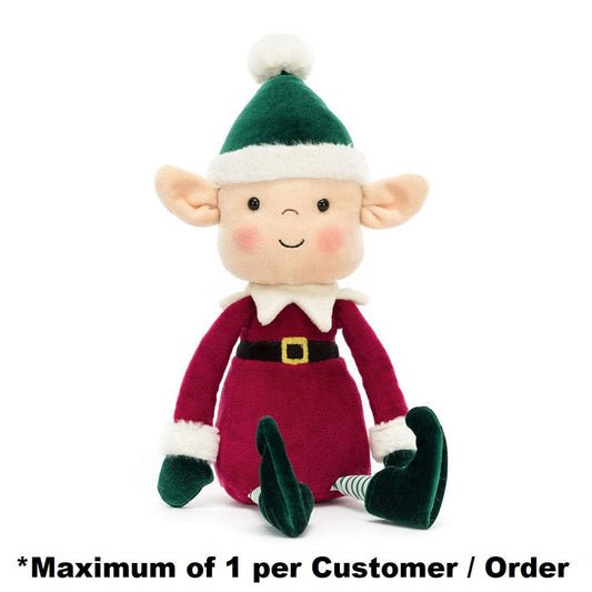 Jellycat Plush Holiday Eldo Elf