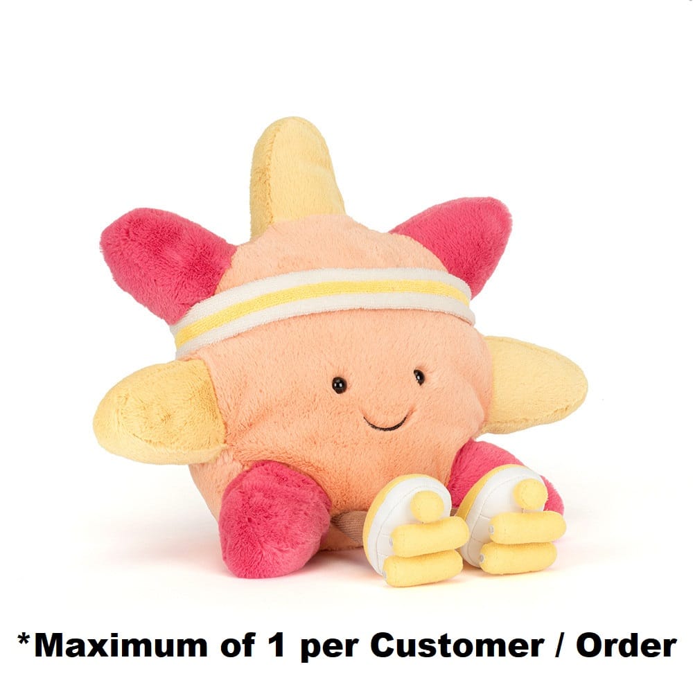 Jellycat Plush Objects Amuseables Sun Roller Skates