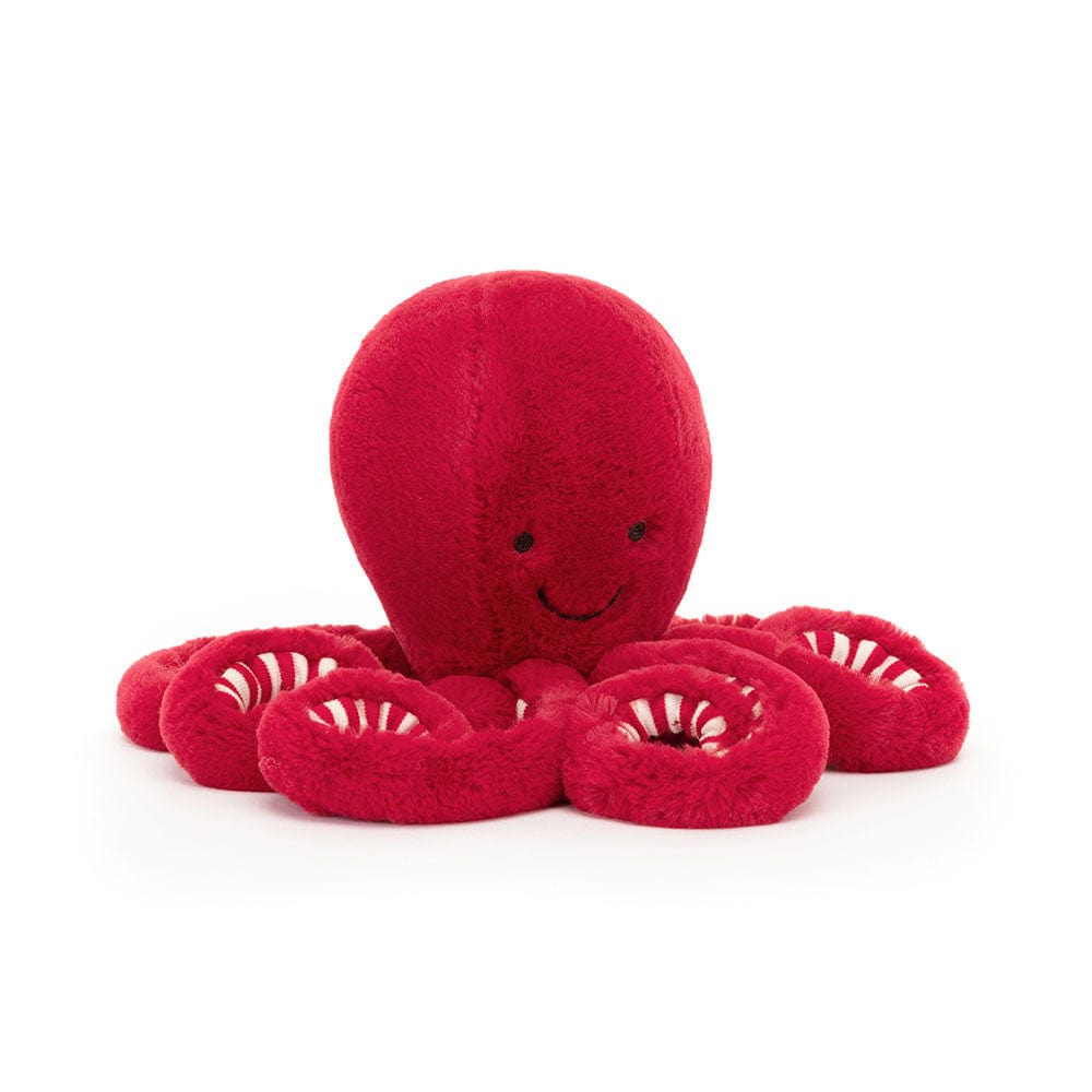 Jellycat Plush Ocean & Water Life Default Cranberry Octopus (Small)