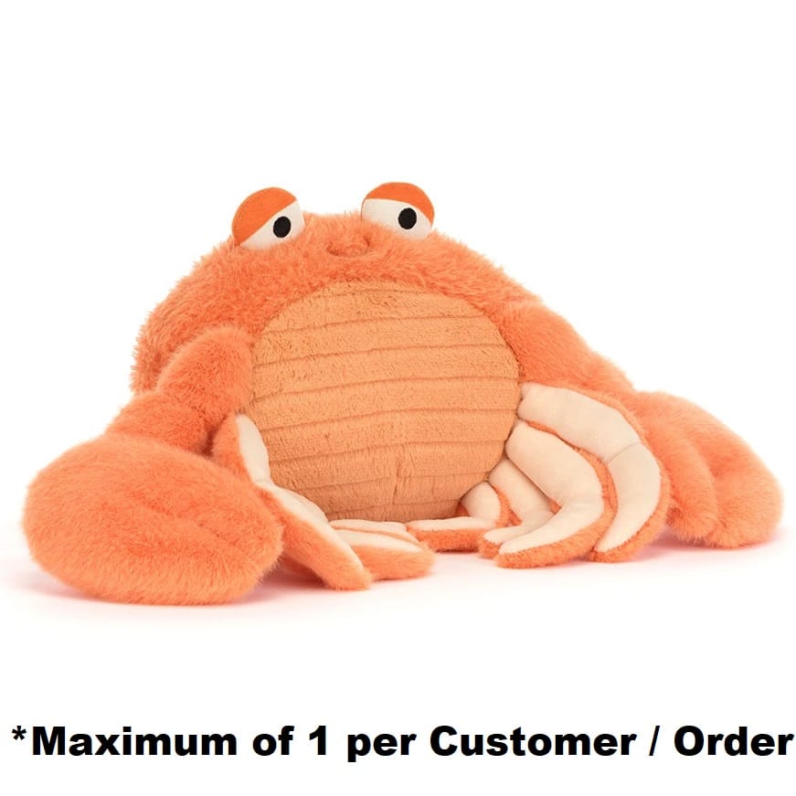 Jellycat Plush Ocean & Water Life Pinchsnap Crab
