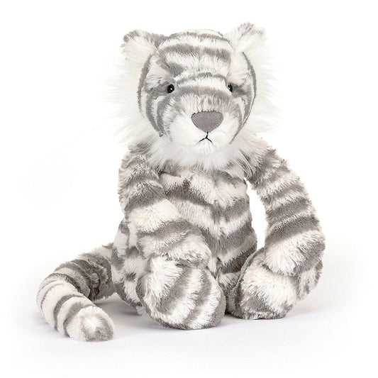 Jellycat Plush Safari & Jungle Bashful Snow Tiger (Medium)
