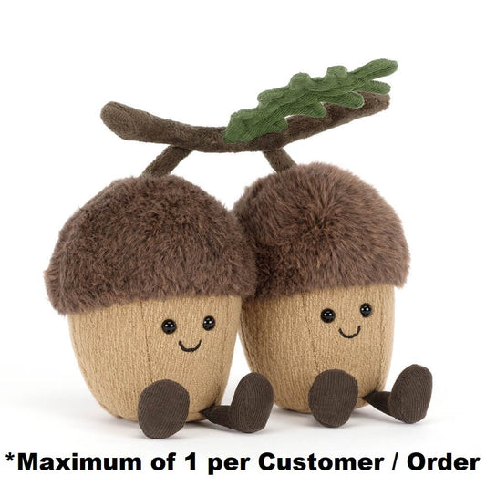 Jellycat Plush Woodland Amuseables Ort & Tum Acorns