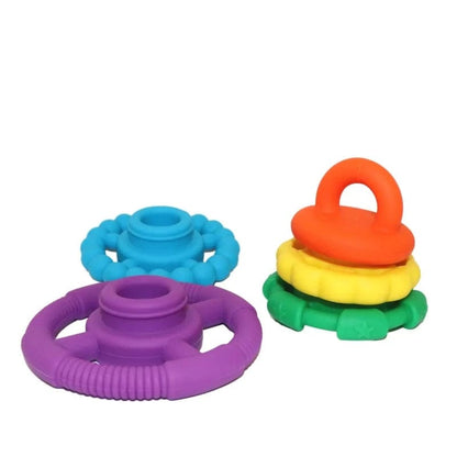 Jellystone Design Rattles & Teethers Default Rainbow Stacker & Teether