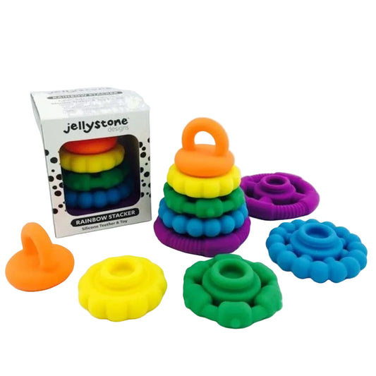 Jellystone Design Rattles & Teethers Default Rainbow Stacker & Teether