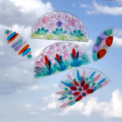 JoyJems Sticker Activity Sets JoyJems - Half Circles & Petals Suncatcher Kit