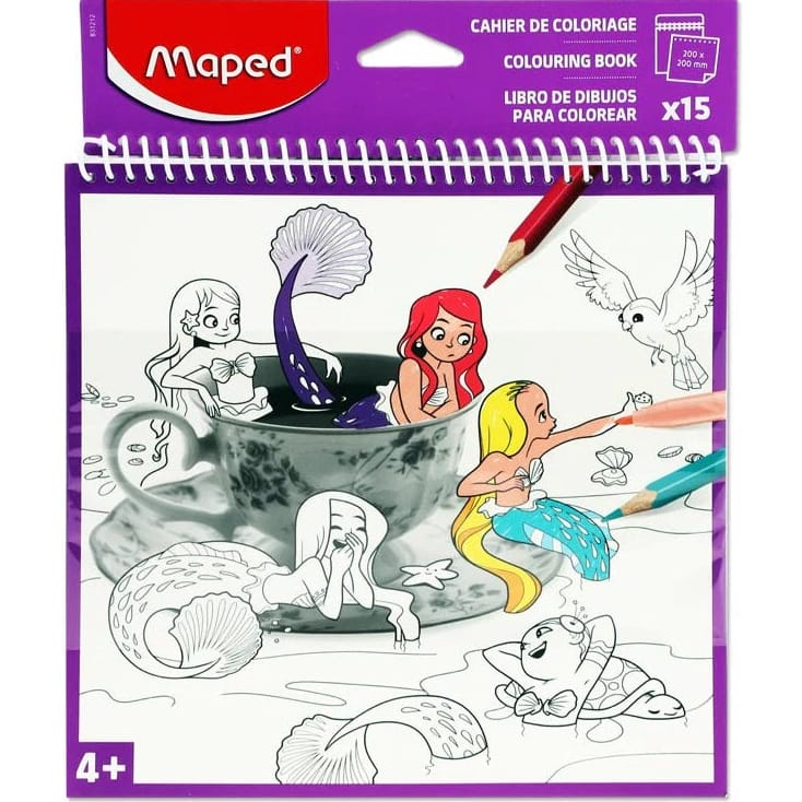 Juratoy Coloring & Painting Books Spiral Bound Coloring Book (Assorted Styles)