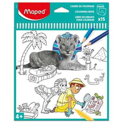 Juratoy Coloring & Painting Books Spiral Bound Coloring Book (Assorted Styles)