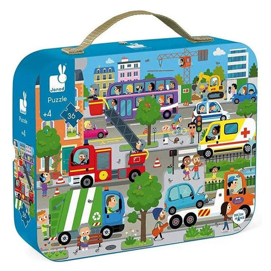 Juratoy Floor Puzzles City Life 36 Piece Puzzle