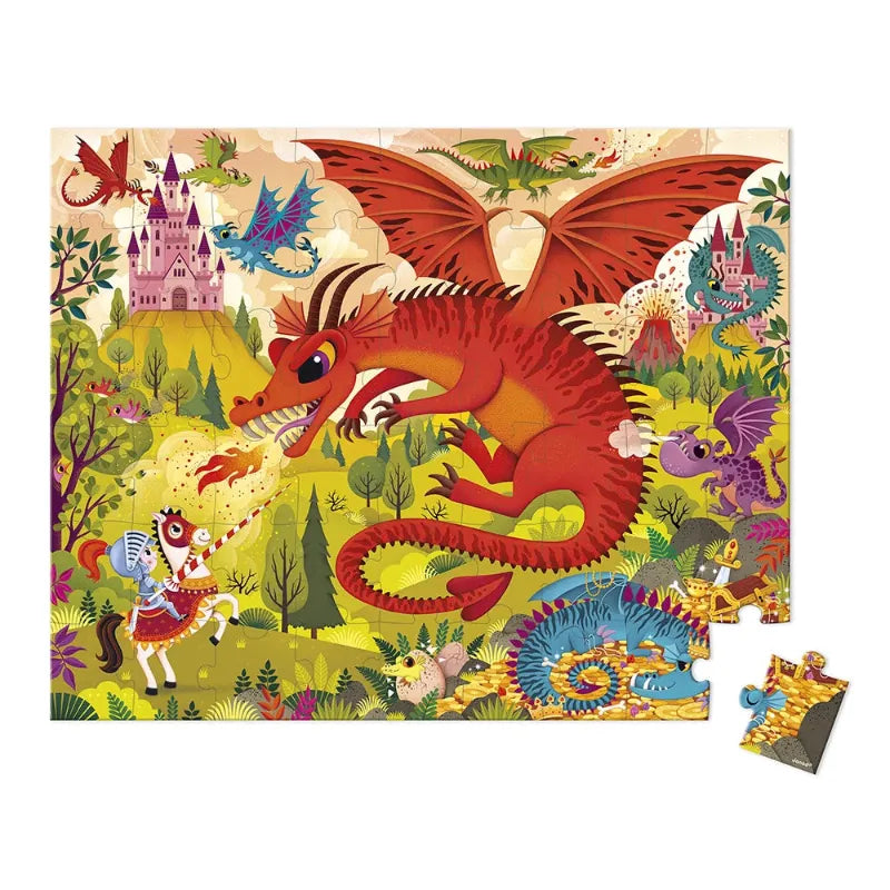Juratoy Floor Puzzles Default Kingdom of Dragons 54 Piece Puzzle