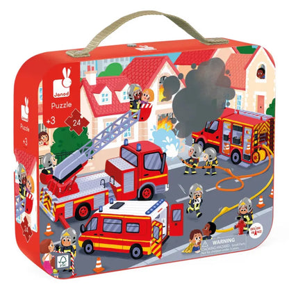Juratoy Floor Puzzles Fireman 24 Piece Puzzle
