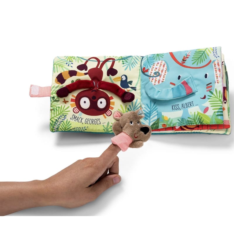 Juratoy Infant Sensory Toys Kiss César! Activity Book