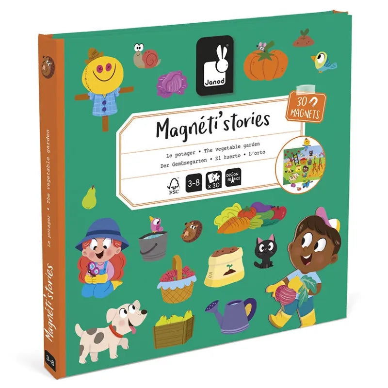 Juratoy Magnetic Activity Set Magneti'Stories - The Vegetable Garden