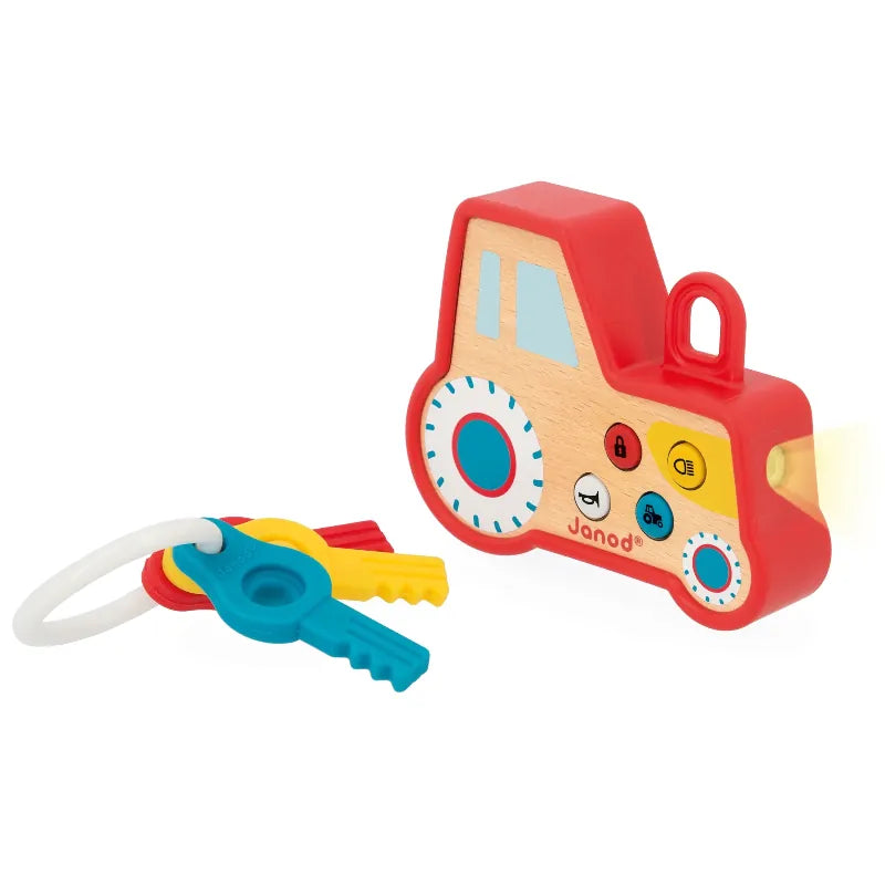 Juratoy Toddler Farm Sounds Tractor Key Ring