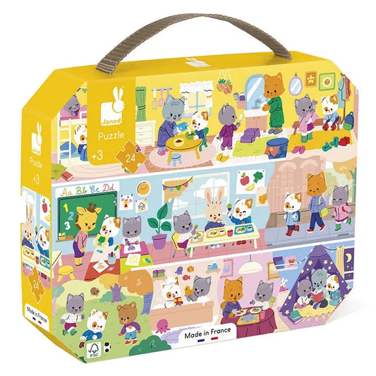 Juratoy Under 100 Piece Puzzles Daily Rituals 24 Piece Puzzle