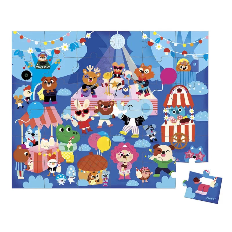 Juratoy Under 100 Piece Puzzles Party Time 36 Piece Puzzle